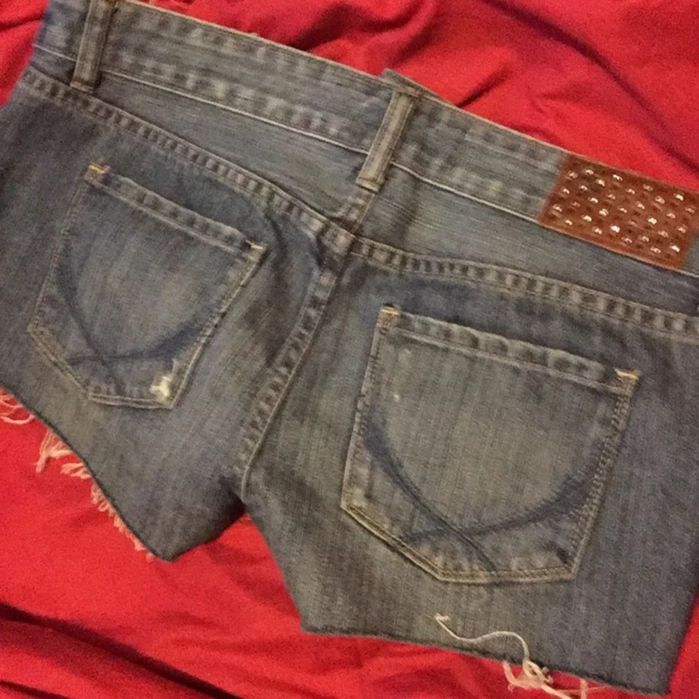 Vs pink jean shorts